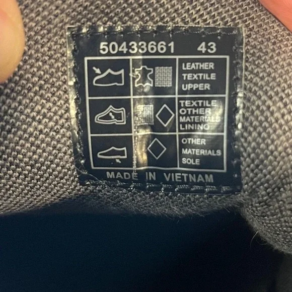 Hugo Boss Parkour Navy Blue Suede Mesh Sneakers Mens 43 50433661 - Picture 10 of 12